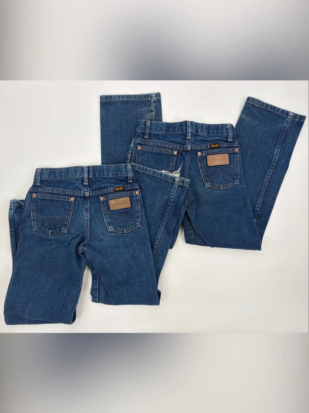 Wrangler Kids Dark Blue Denim Jeans - Set of 2